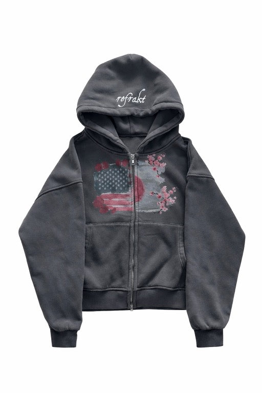 Divided Zip Up